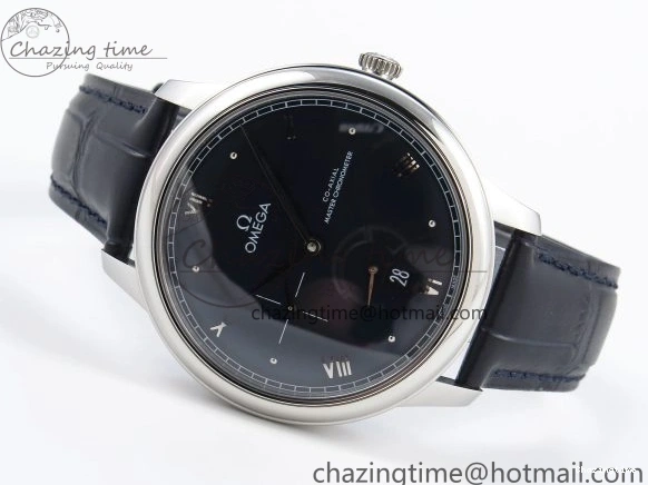 0105 De Ville Power Reserve SS MKF 1:1 Best Edition Black Dial on Black Leather Strap A Packable 7744